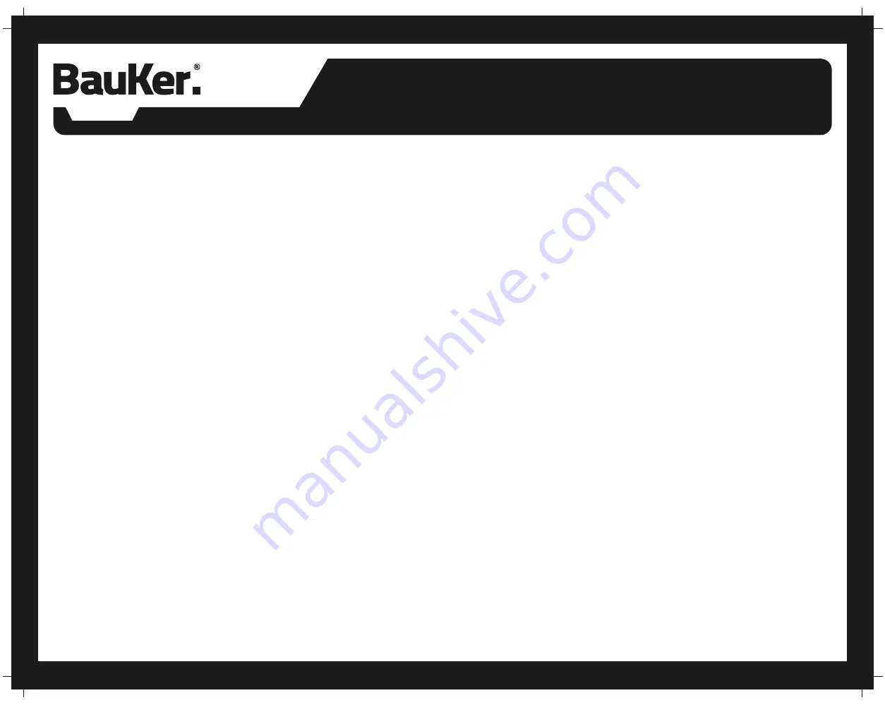 BAUKER D1401A Instruction Manual Download Page 7