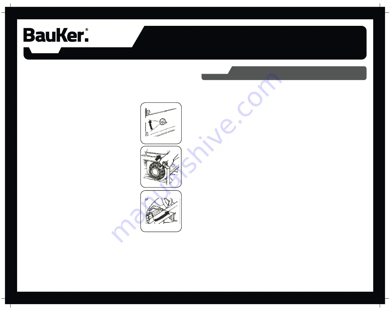 BAUKER DG5500E Instruction Manual Download Page 10