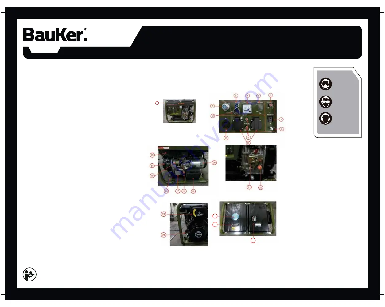 BAUKER DG5500E Instruction Manual Download Page 17