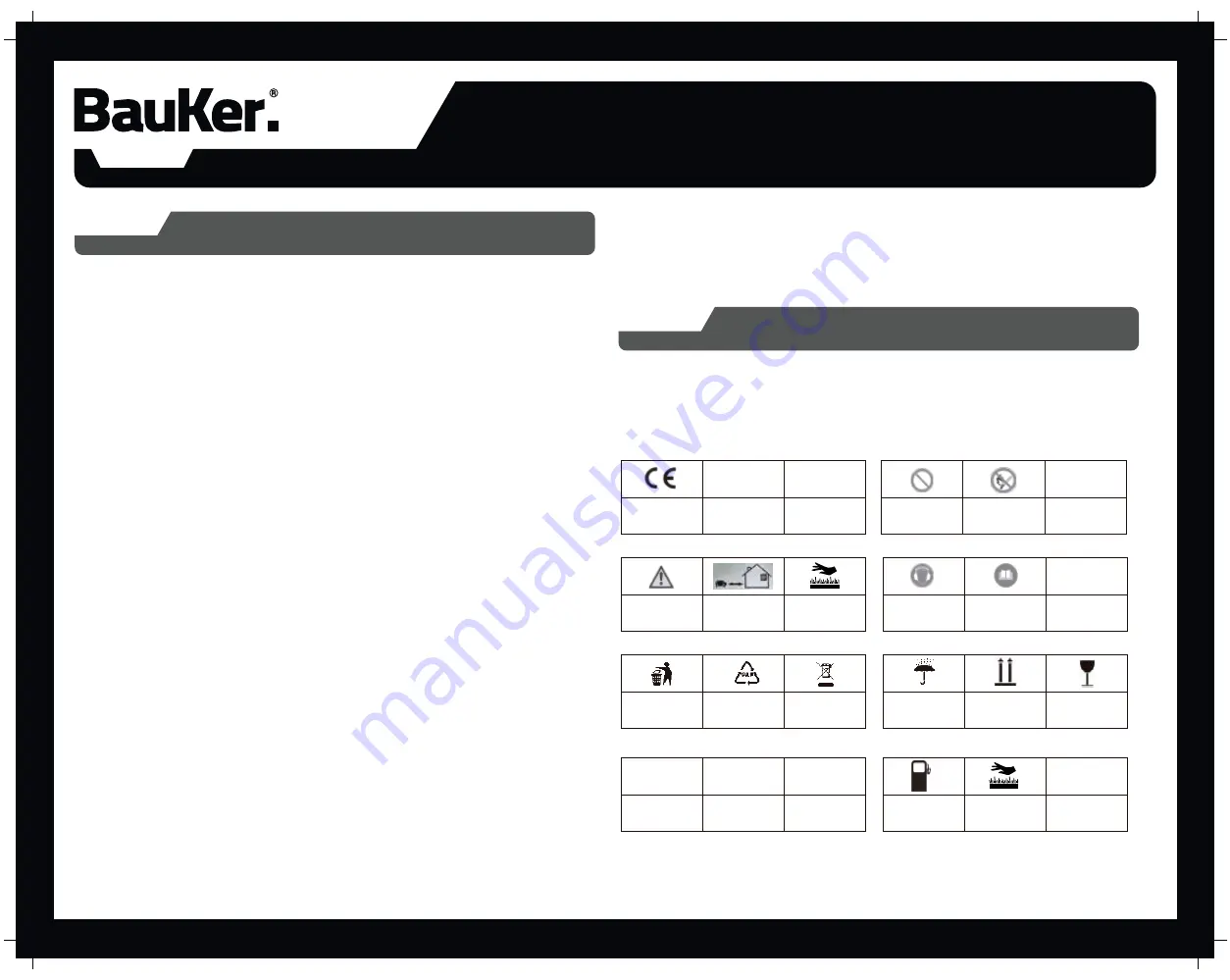 BAUKER DG5500E Instruction Manual Download Page 33