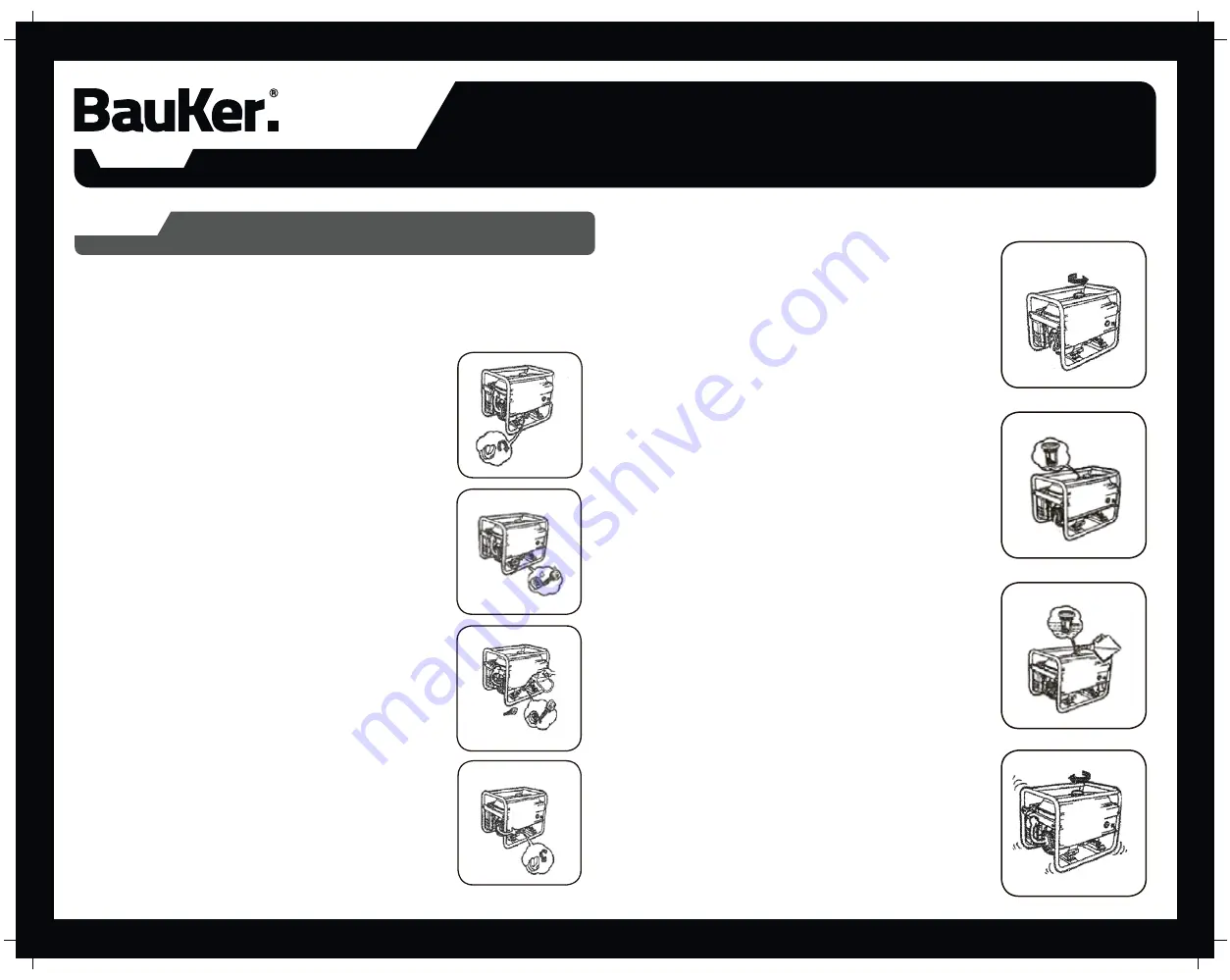 BAUKER DG5500E Instruction Manual Download Page 36