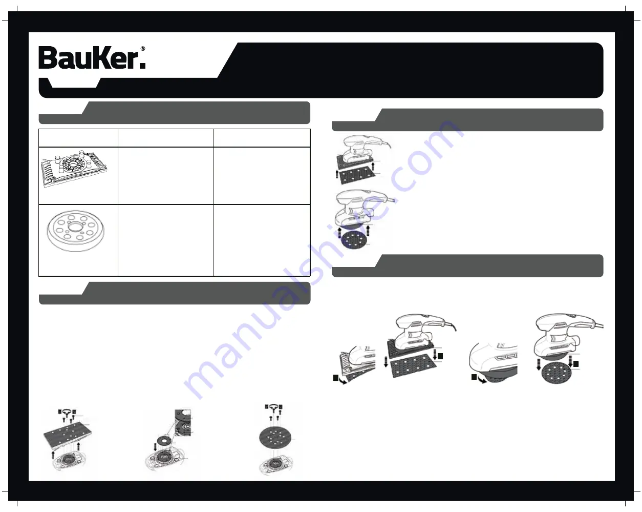 BAUKER FS200E Instruction Manual Download Page 7