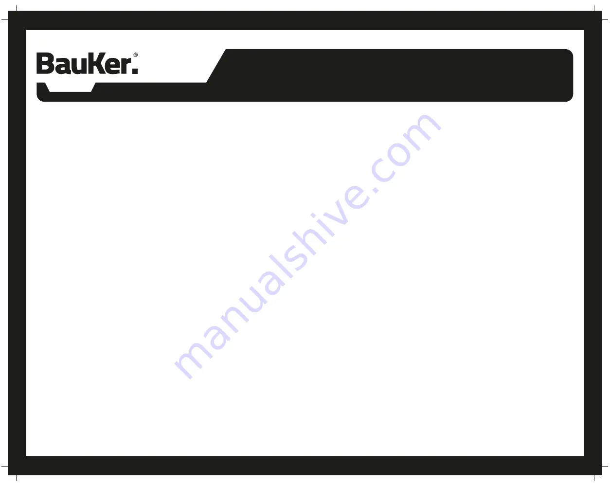 BAUKER GS115N Instruction Manual Download Page 13