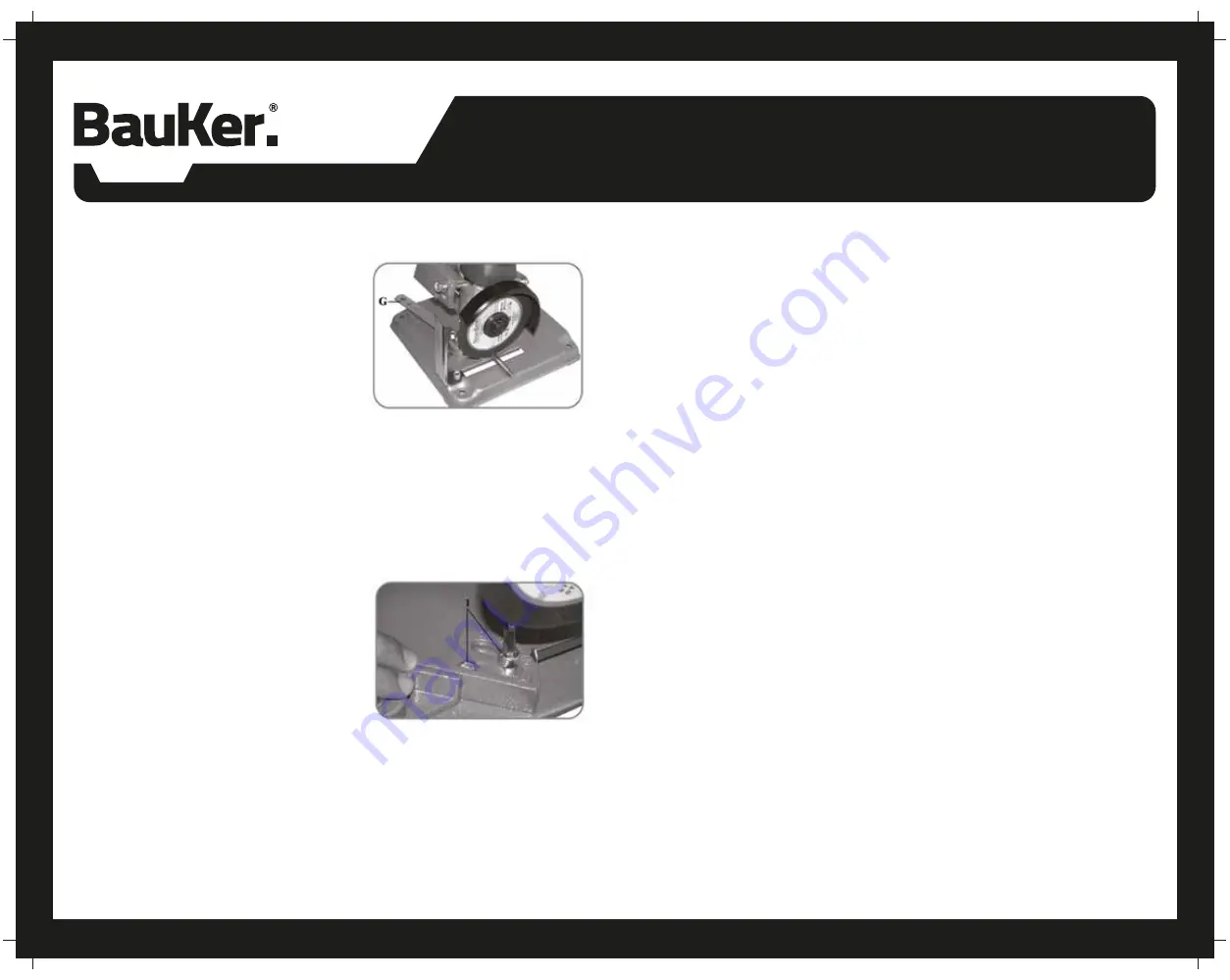 BAUKER GS115N Instruction Manual Download Page 18