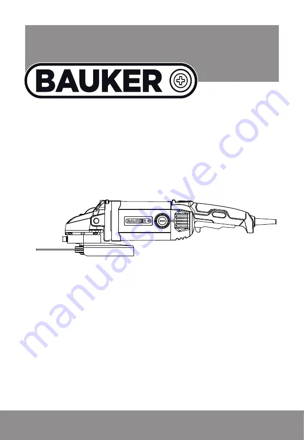 BAUKER PGA230G9 Скачать руководство пользователя страница 1