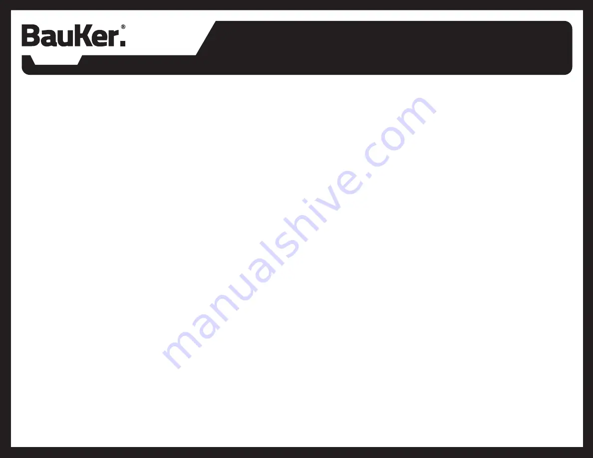 BAUKER RO150 Instruction Manual Download Page 29