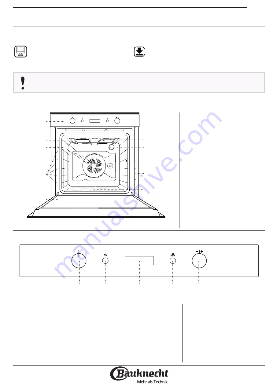 Bauknecht BIK7 EN8VS PT CH Скачать руководство пользователя страница 1