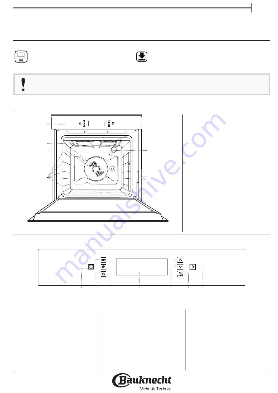 Bauknecht BIK7 MH8TS PT Скачать руководство пользователя страница 1