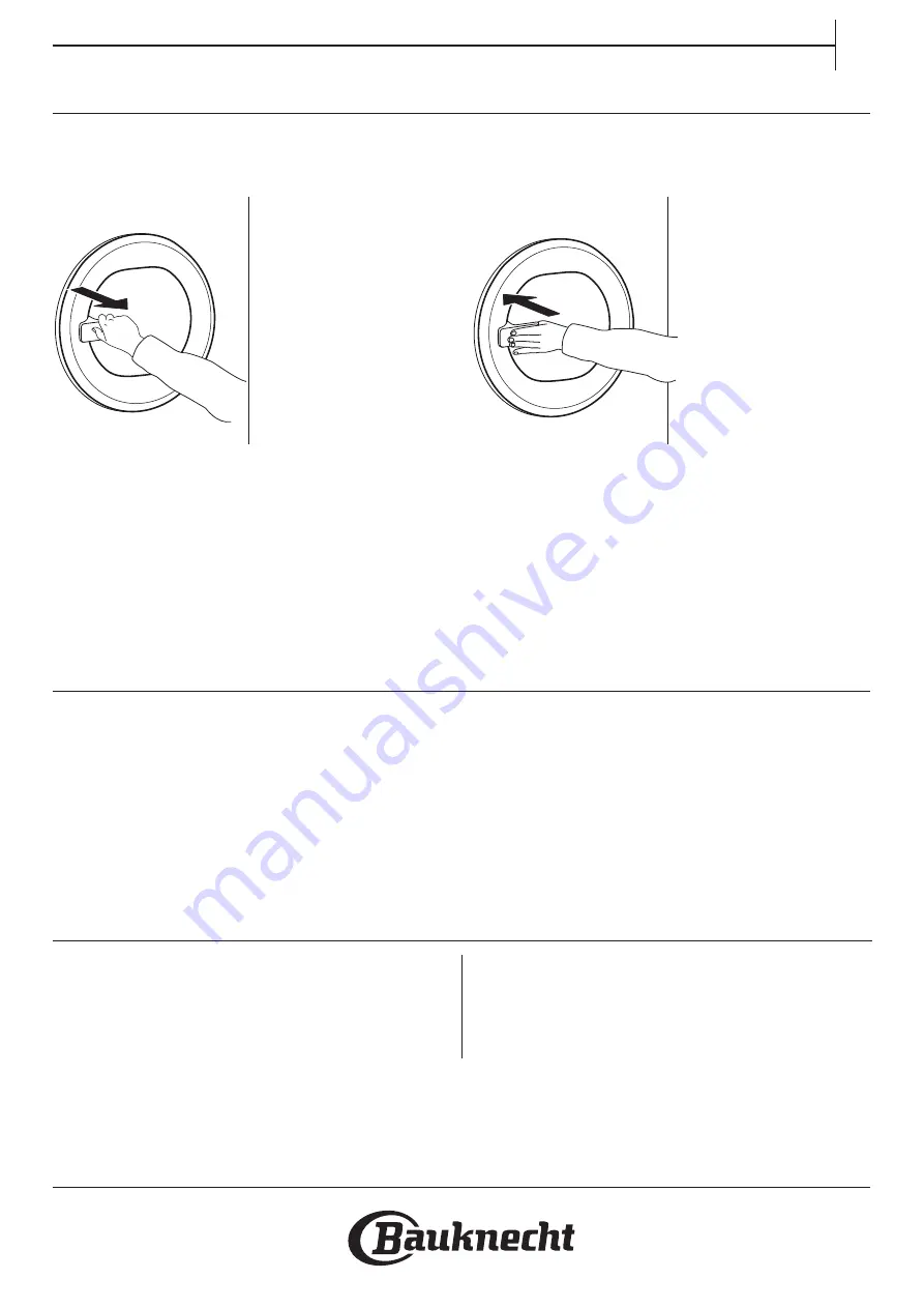 Bauknecht TRPC 86531 Instructions For Use Manual Download Page 19