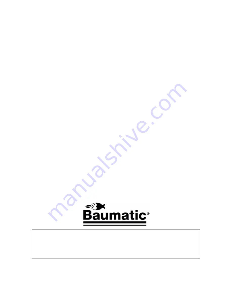 Baumatic BC192.2TCSS User Manual Download Page 2