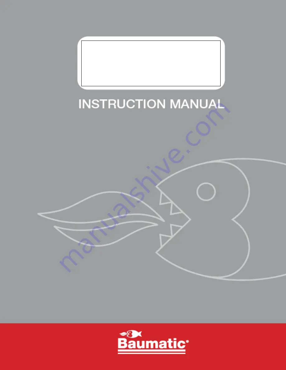 Baumatic BC391.2TCSS Instruction Manual Download Page 1