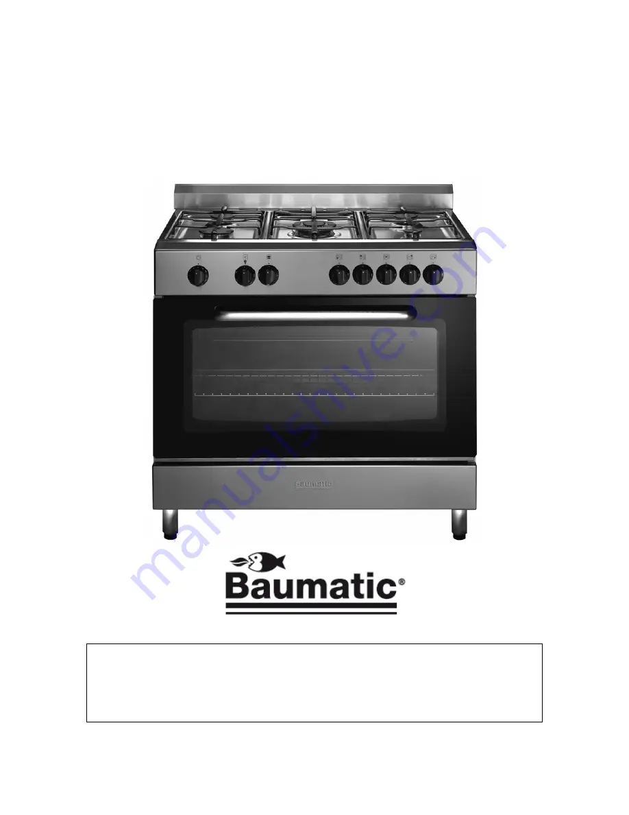 Baumatic BC391.2TCSS Instruction Manual Download Page 2