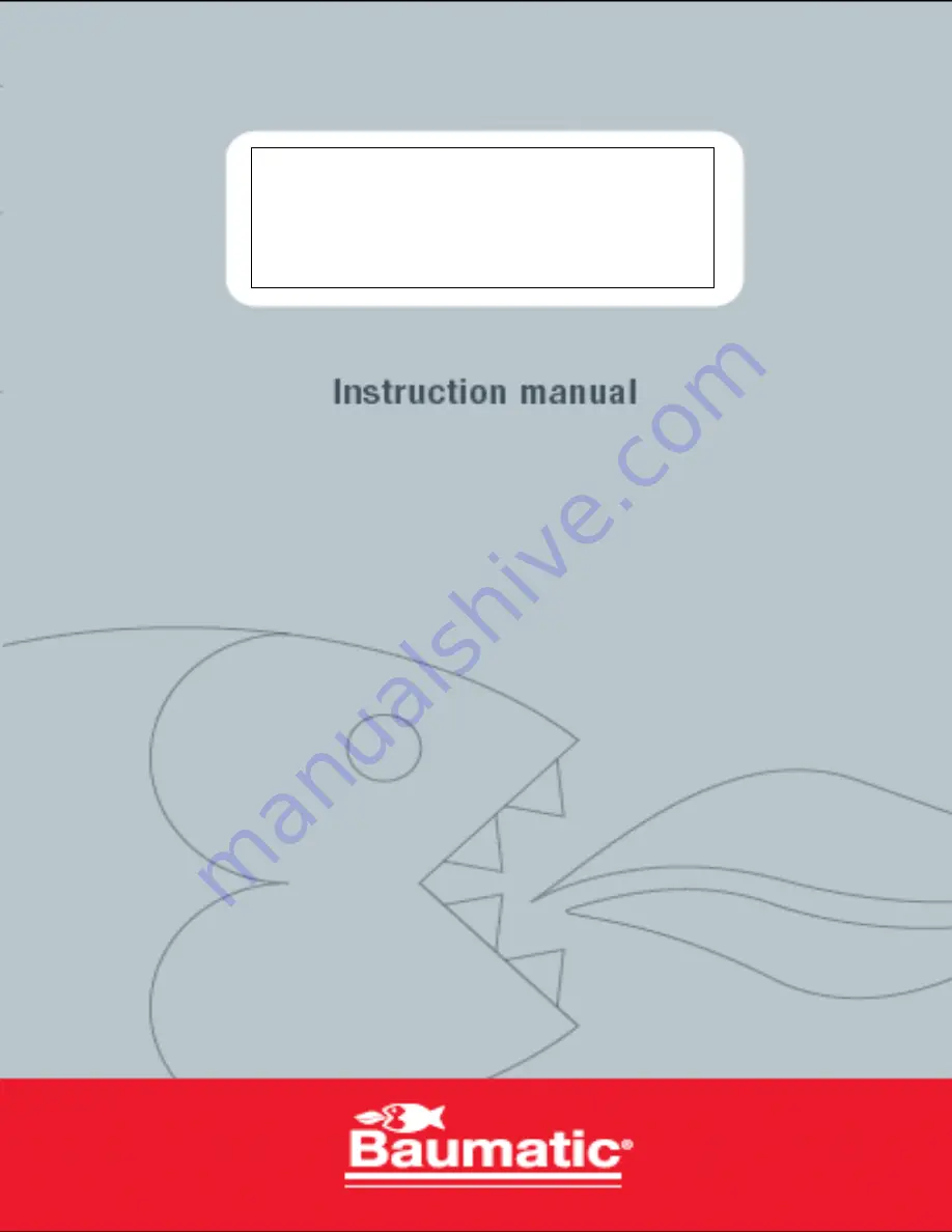 Baumatic BC392.2SS Instruction Manual Download Page 1