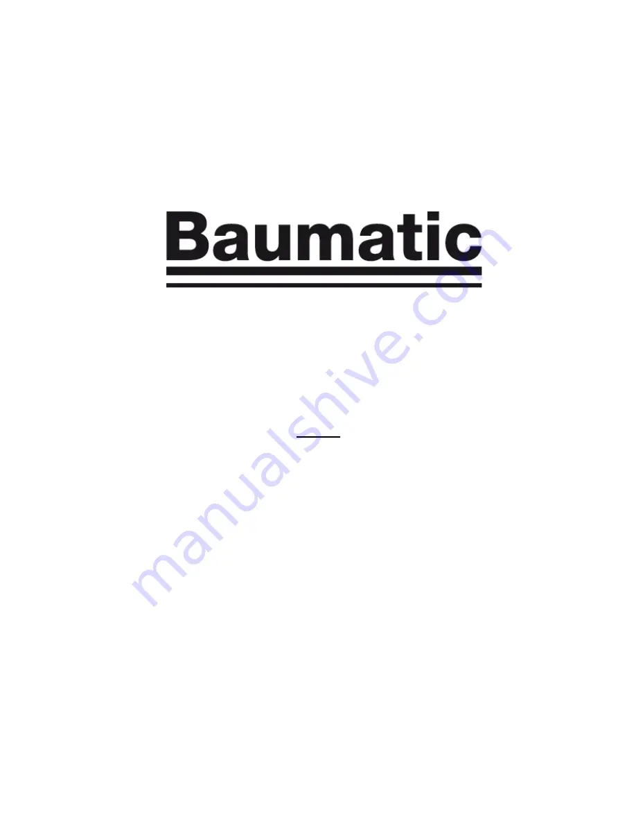 Baumatic BC60GSS Скачать руководство пользователя страница 26