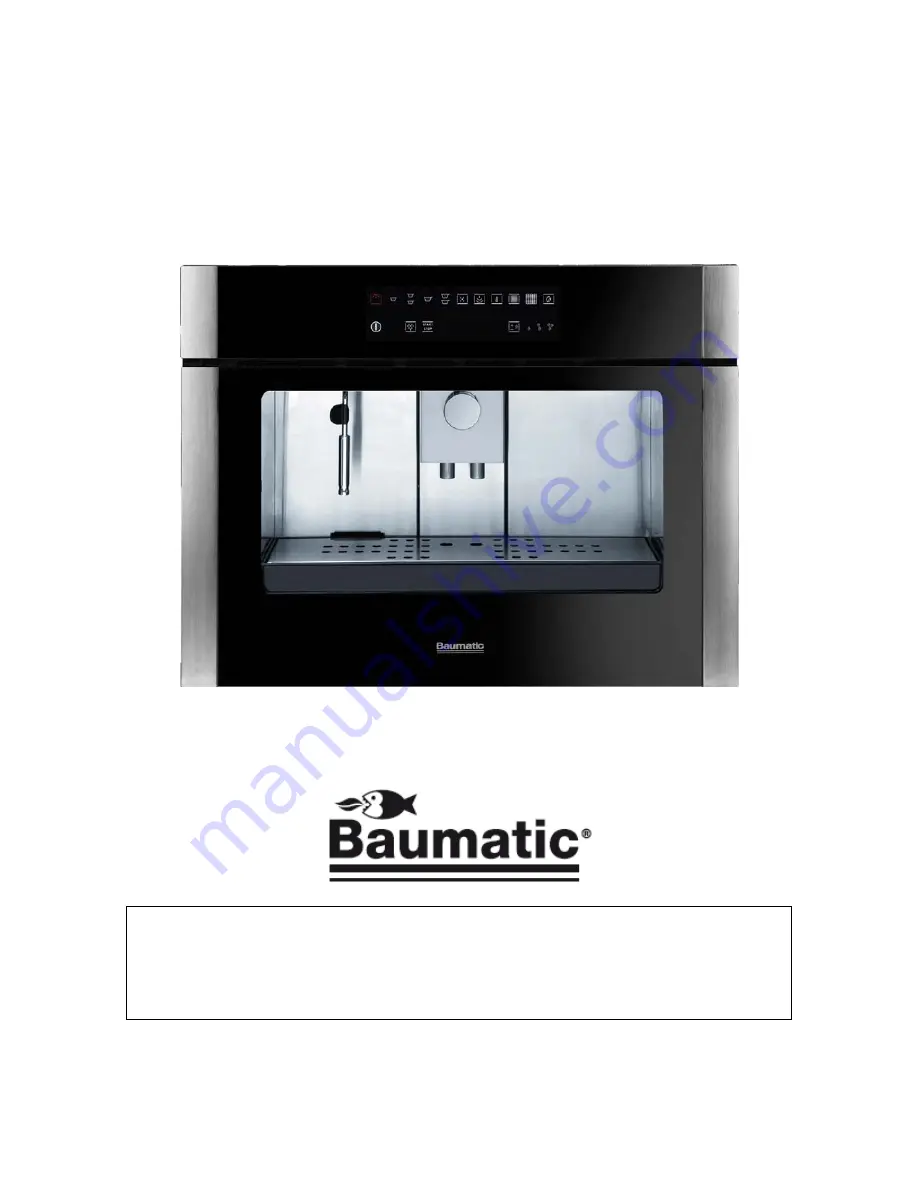 Baumatic BEC455TS Instruction Manual Download Page 2