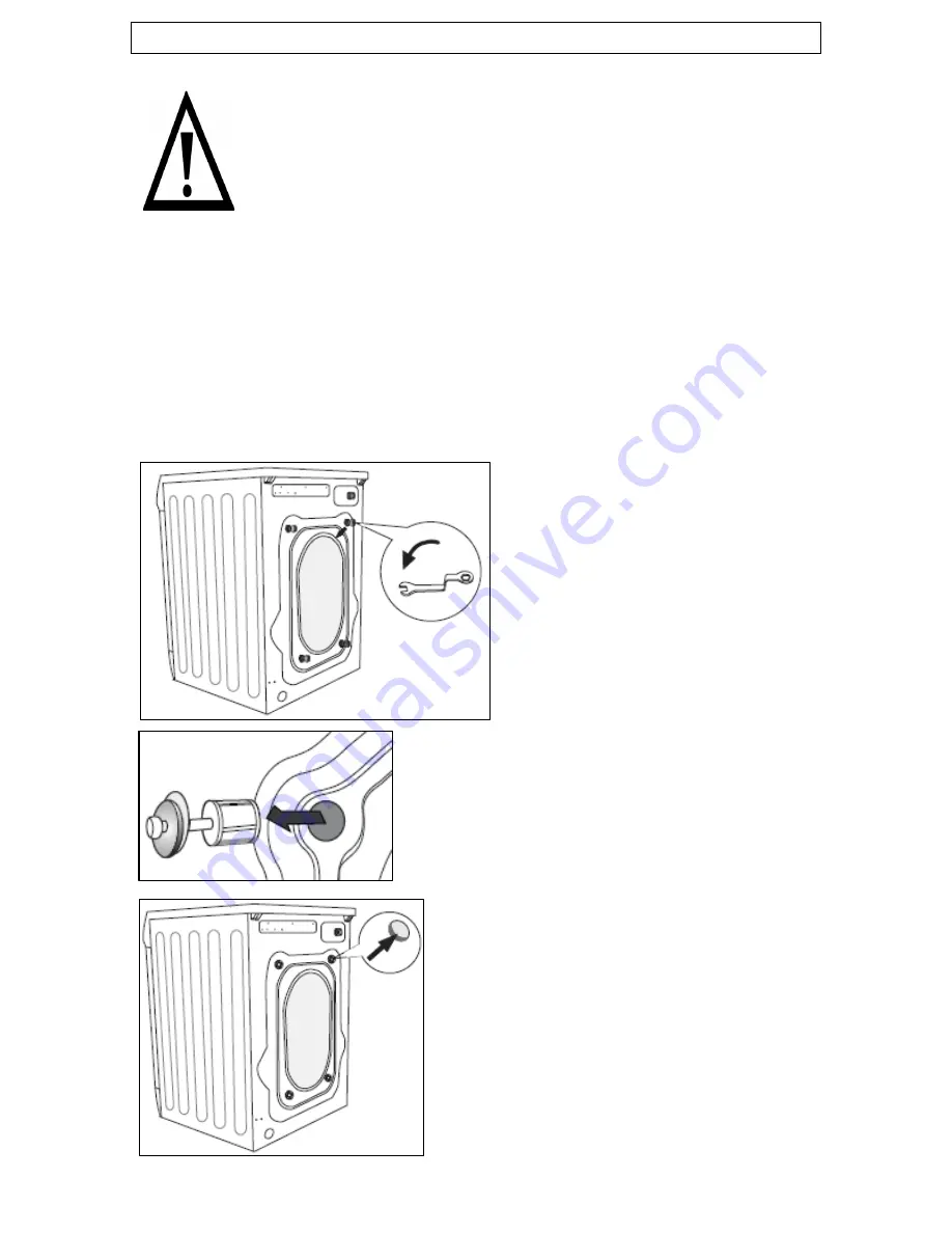 Baumatic BFWM1406W Instruction Manual Download Page 28