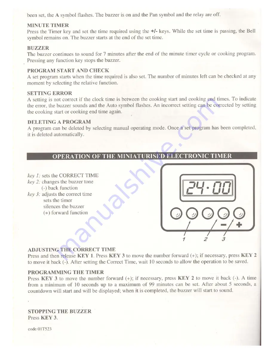 Baumatic BT2460 User And Installation Instructions Manual Download Page 19