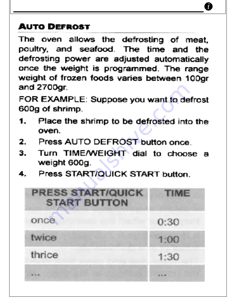 Baumatic BTM17.3SS Instruction Manual Download Page 25