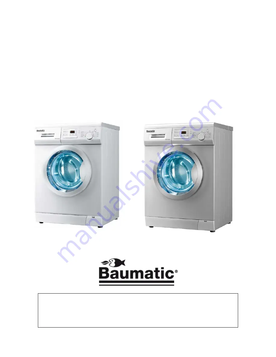 Baumatic BWD1206SL-W Скачать руководство пользователя страница 2