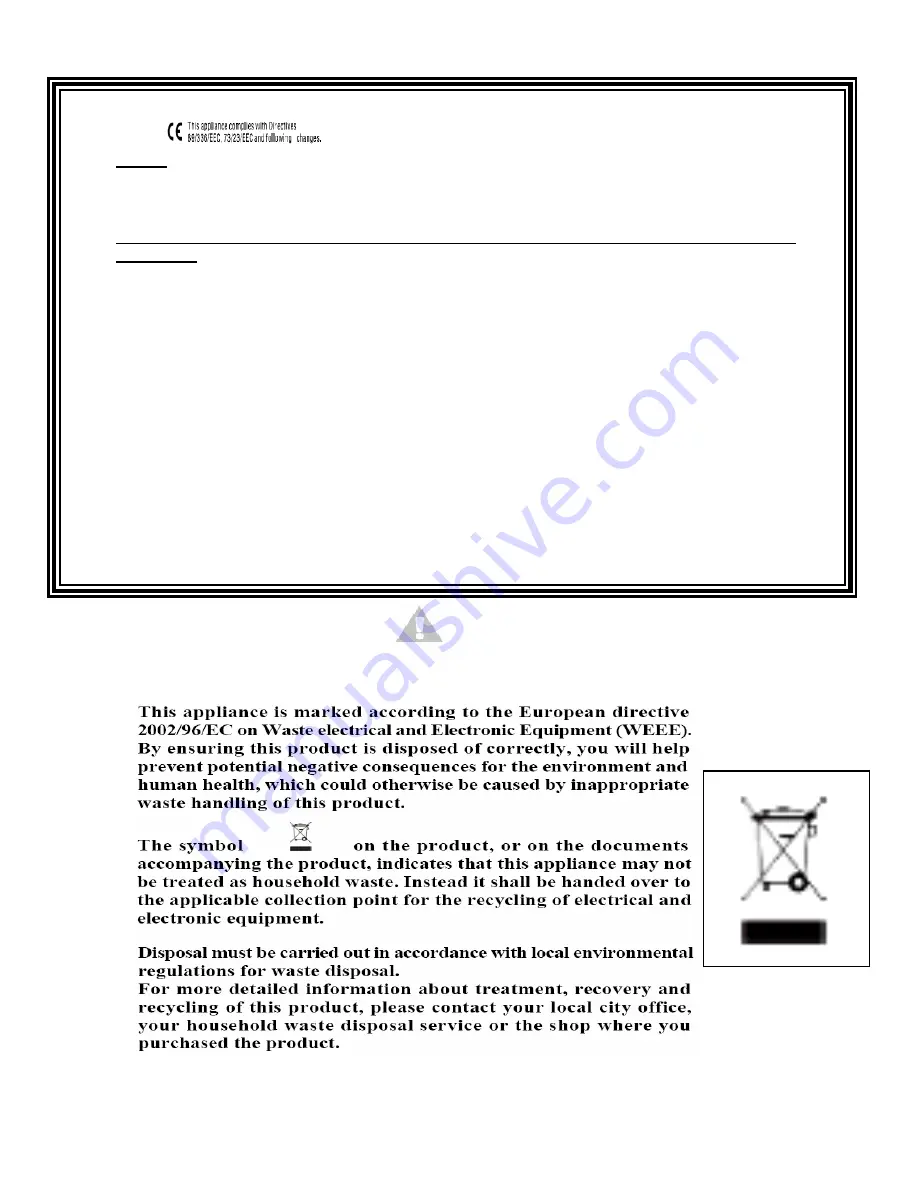 Baumatic GELATO BIC1CH User Instruction Manual Download Page 5