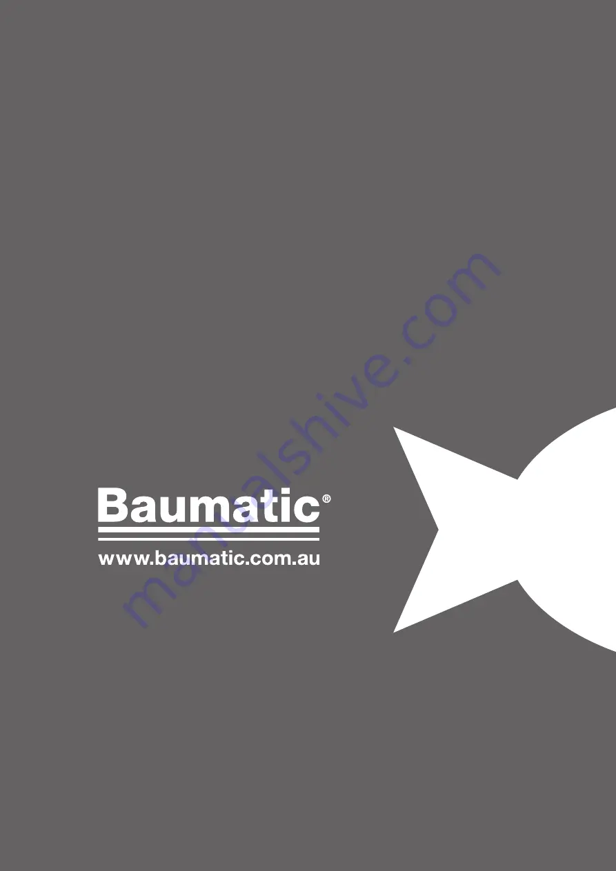 Baumatic RT64 User Manual Download Page 20