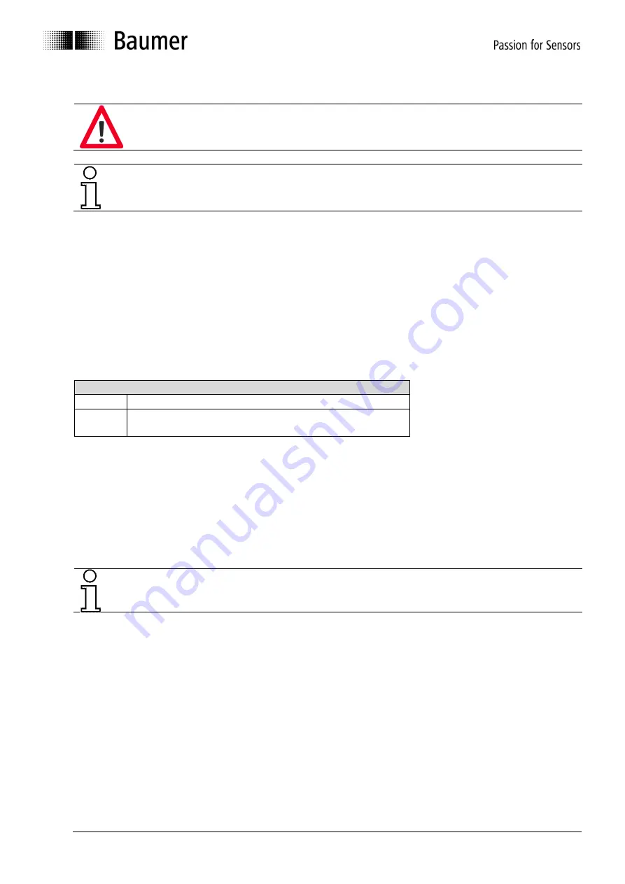 Baumer EFL580 Manual Download Page 10