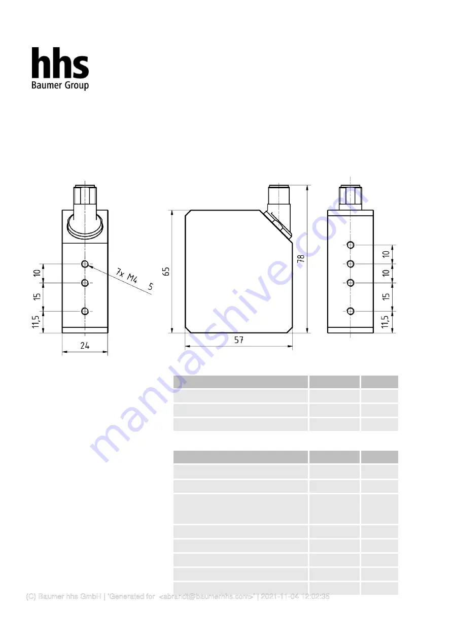 Baumer hhs ULT 400 XL Operation Manual Download Page 48