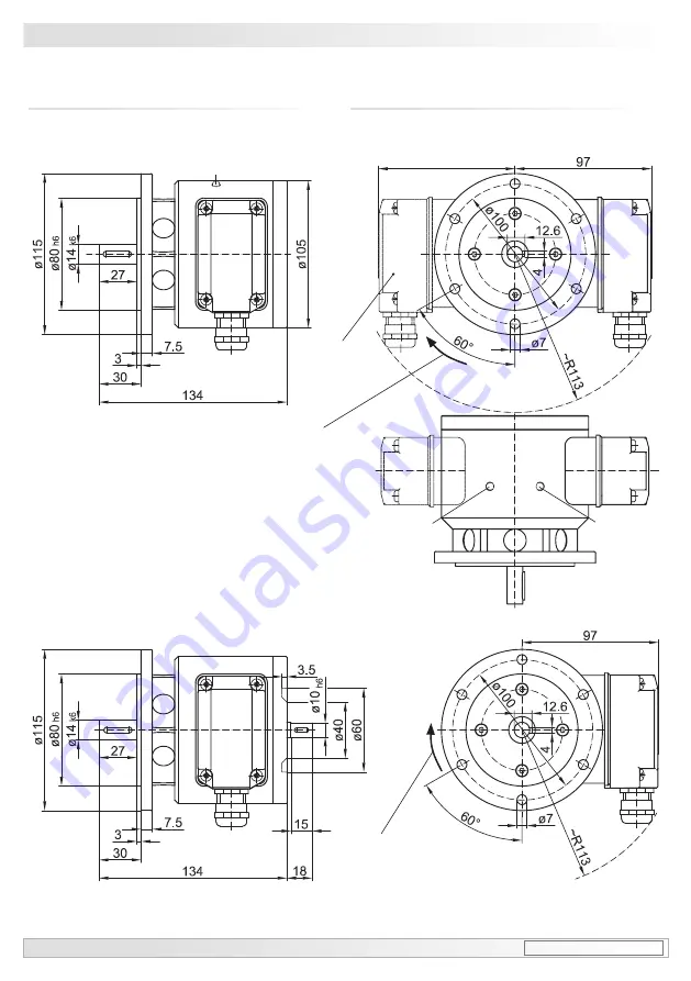 Baumer Hubner Berlin POG 86 Mounting And Operating Instructions Download Page 22