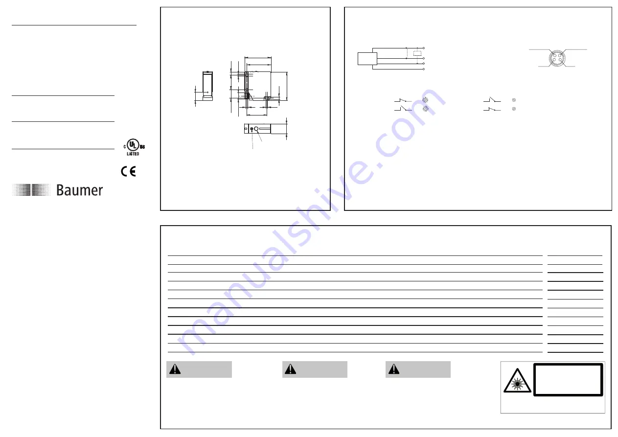 Baumer OHDM 12N6901/S35A Скачать руководство пользователя страница 1