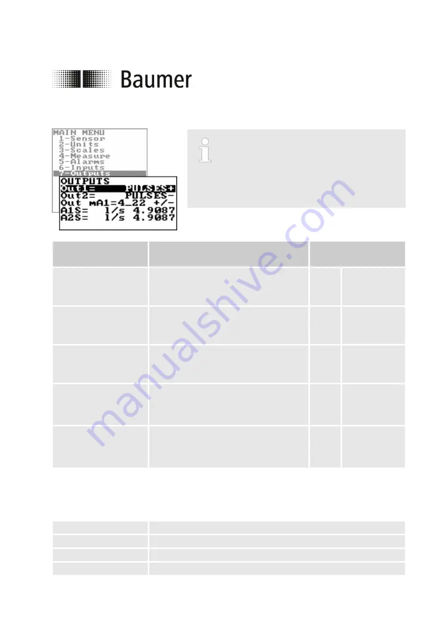 Baumer PF55S Operation Manual Download Page 75