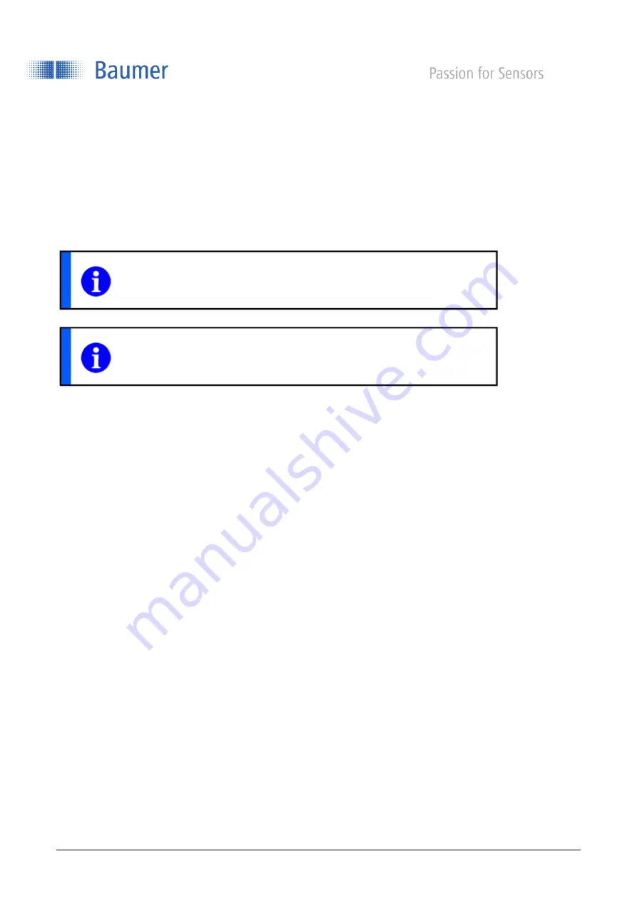 Baumer PosCon OXE7 Operating Instructions Manual Download Page 15