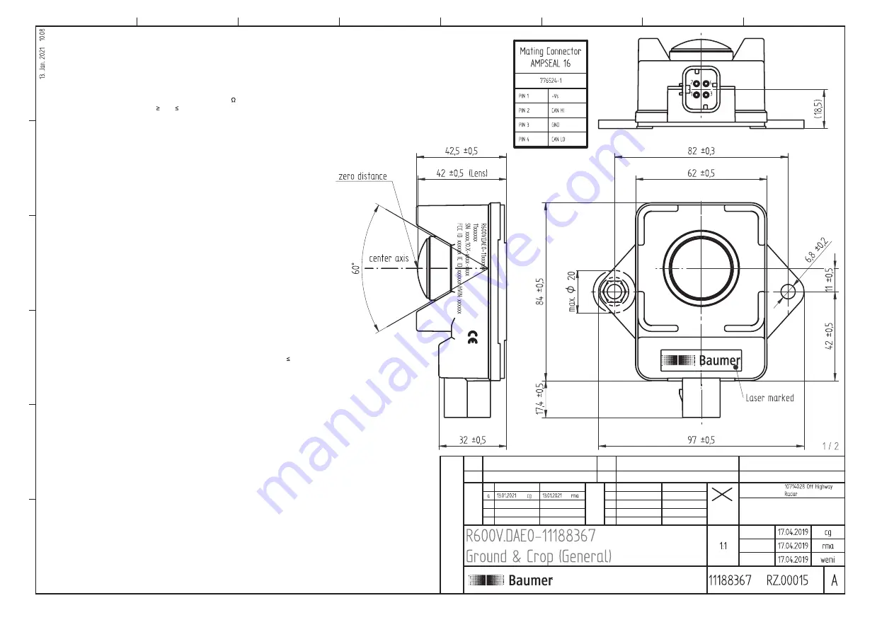 Baumer R600V.DAE0-11188367 Manual Download Page 3