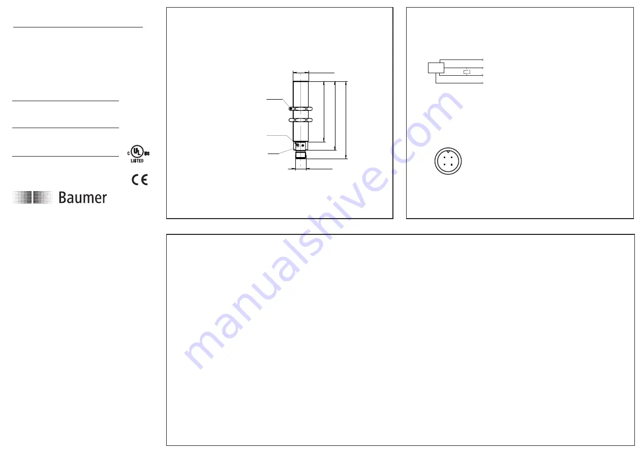 Baumer UNAM 18P7903/S14 Manual Download Page 1