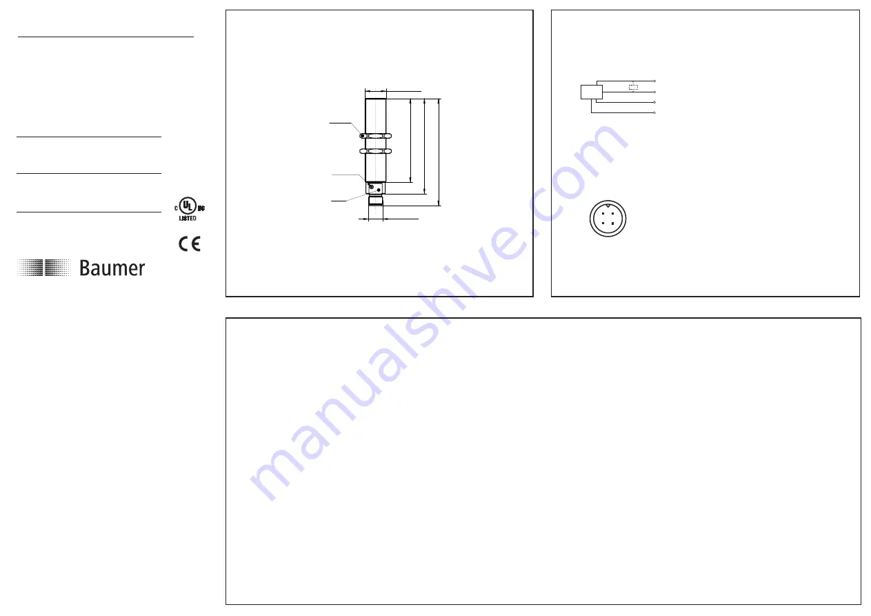 Baumer UNAR 18N7903/S14G Manual Download Page 1