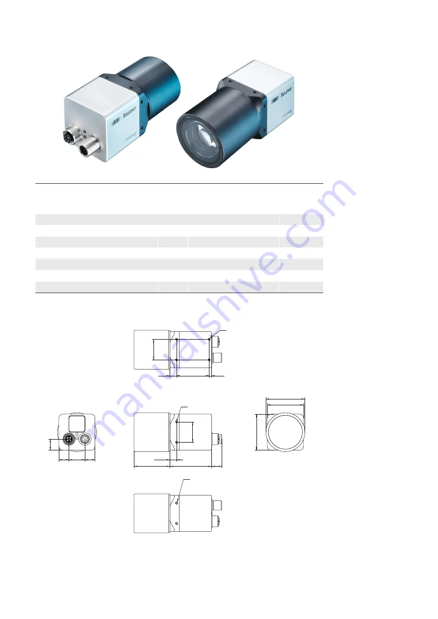 Baumer VisiLine User Manual Download Page 9