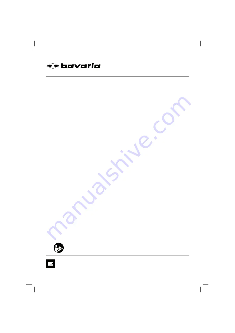 Bavaria 11026 Original Operating Instructions Download Page 1