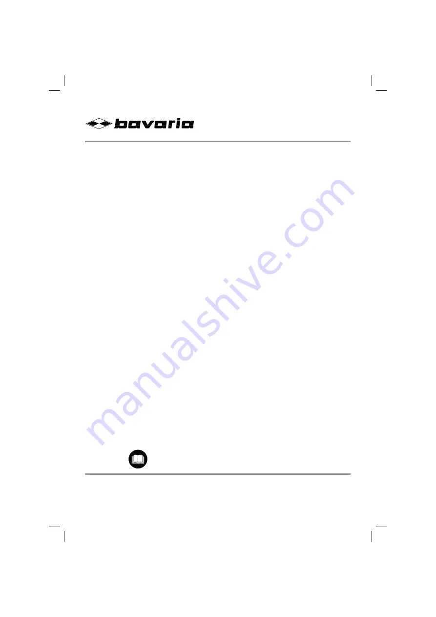 Bavaria 34.046.80 Original Operating Instructions Download Page 1