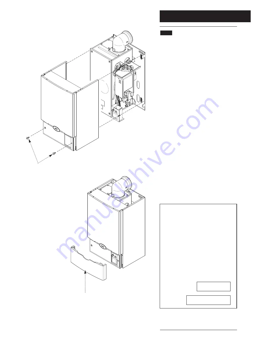 Baxi 100 He Installation And Servicing Instructions Download Page 26