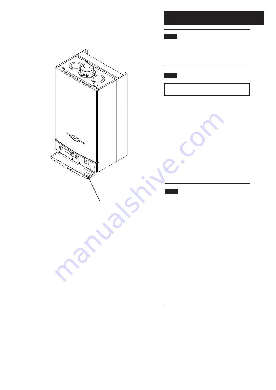 Baxi Combi 80e User Operating Instructions Manual Download Page 10