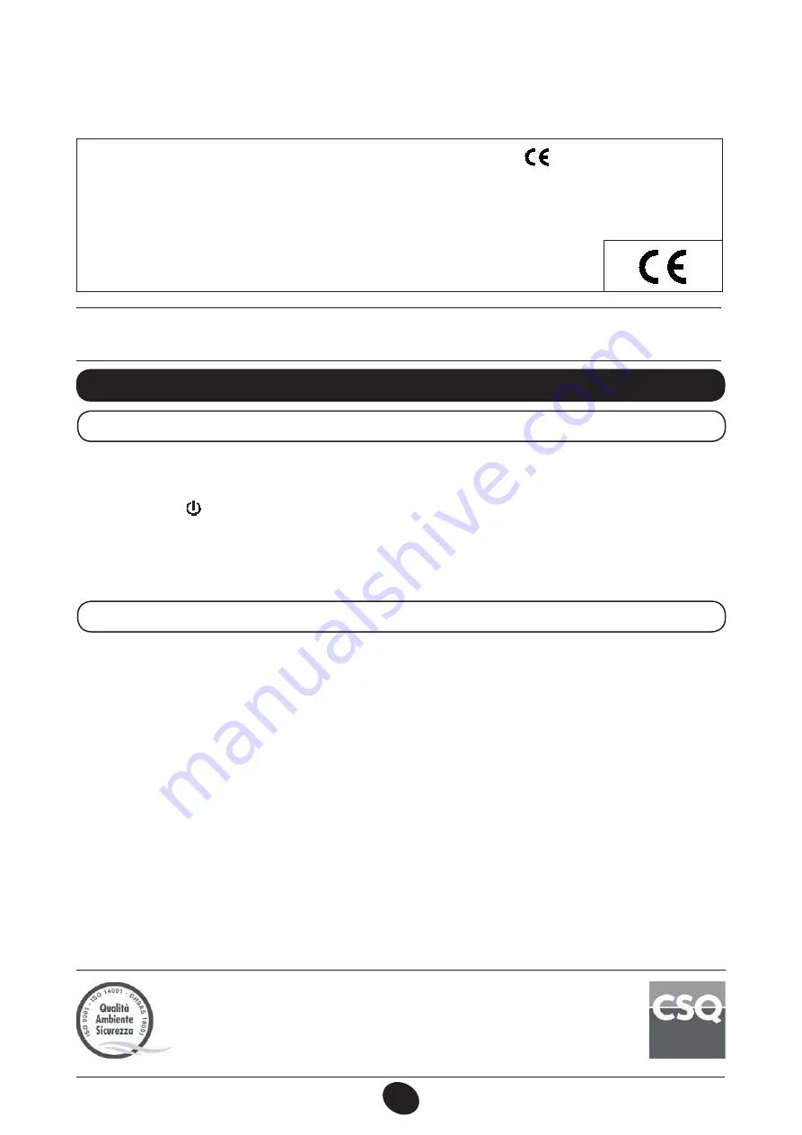 Baxi Fourtech 1.14 Operating And Installation Instructions Download Page 2