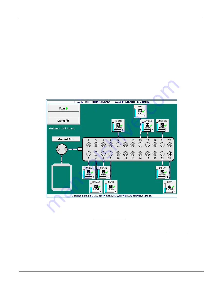 baxter ExactaMix 2400 Compounder Operator'S Manual Download Page 101