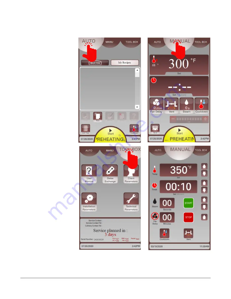 baxter OV520G1 Operator'S Manual Download Page 7