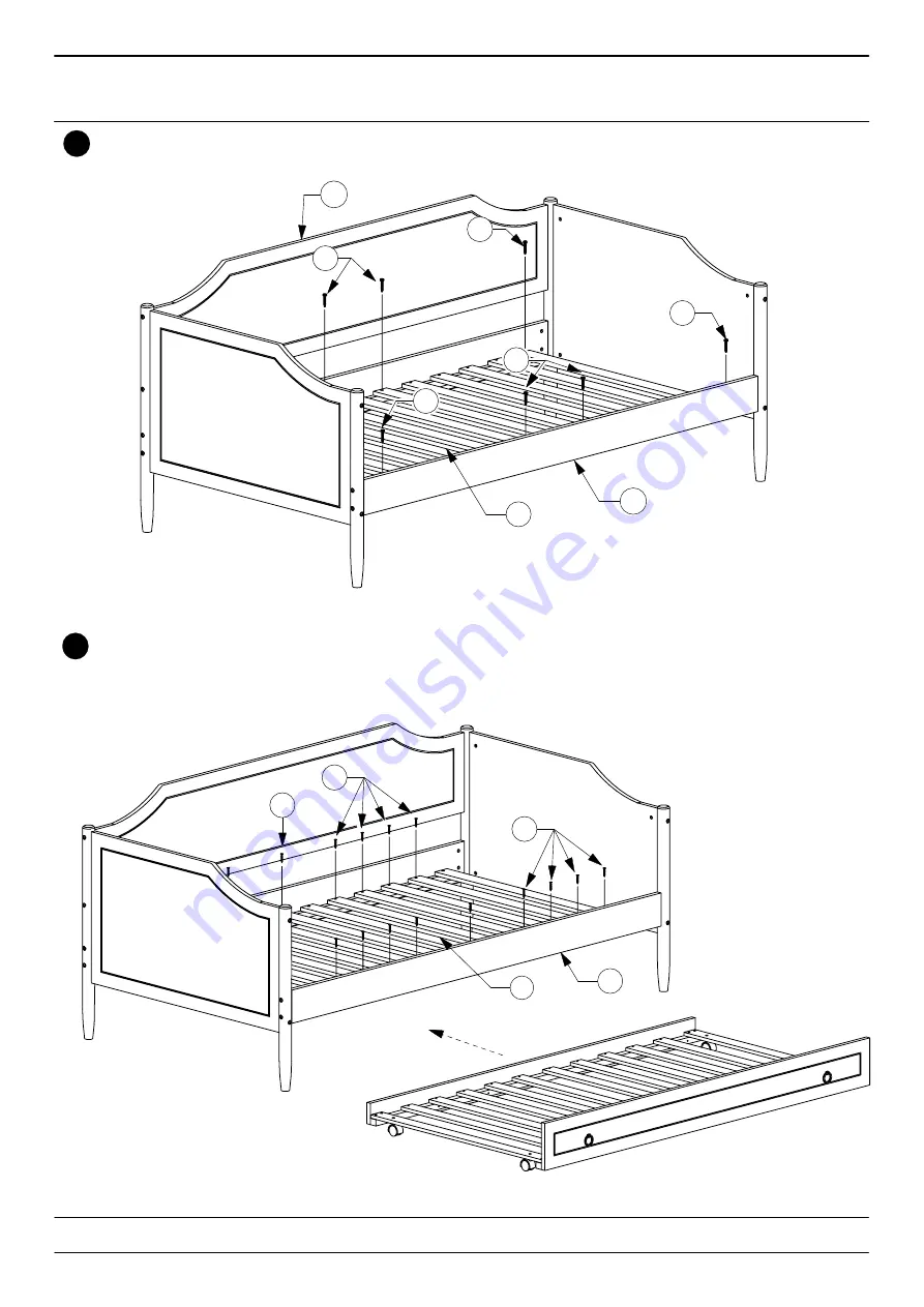 Baxton Studio 0016-1 Assembly Instructions Manual Download Page 4