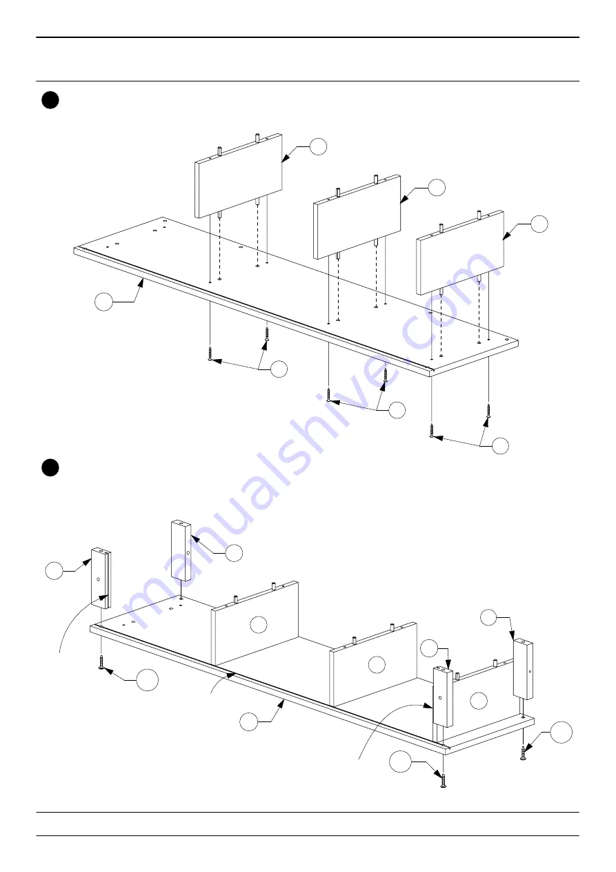 Baxton Studio 0018 Assembly Instructions Manual Download Page 7