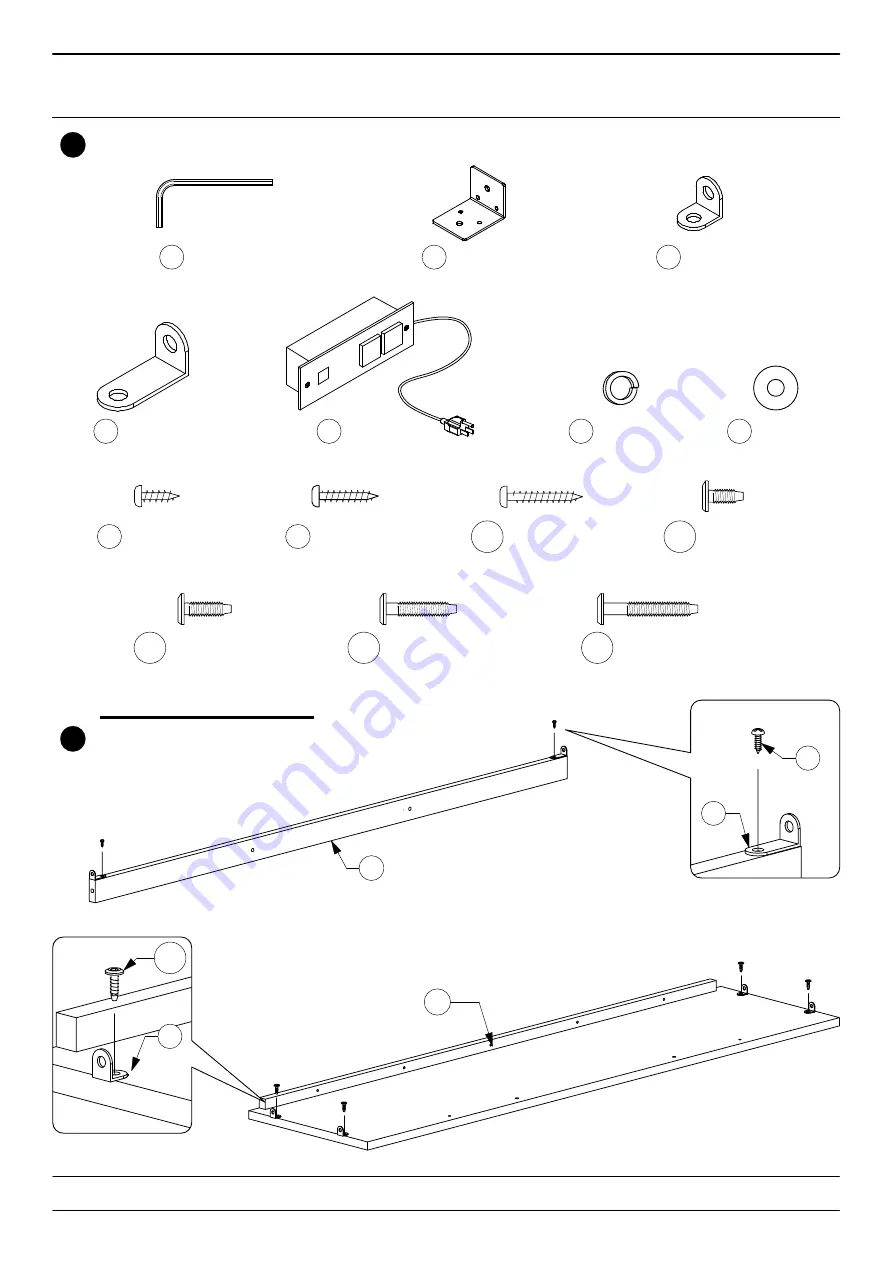 Baxton Studio 0031 Queen Bed Assembly Instructions Manual Download Page 3