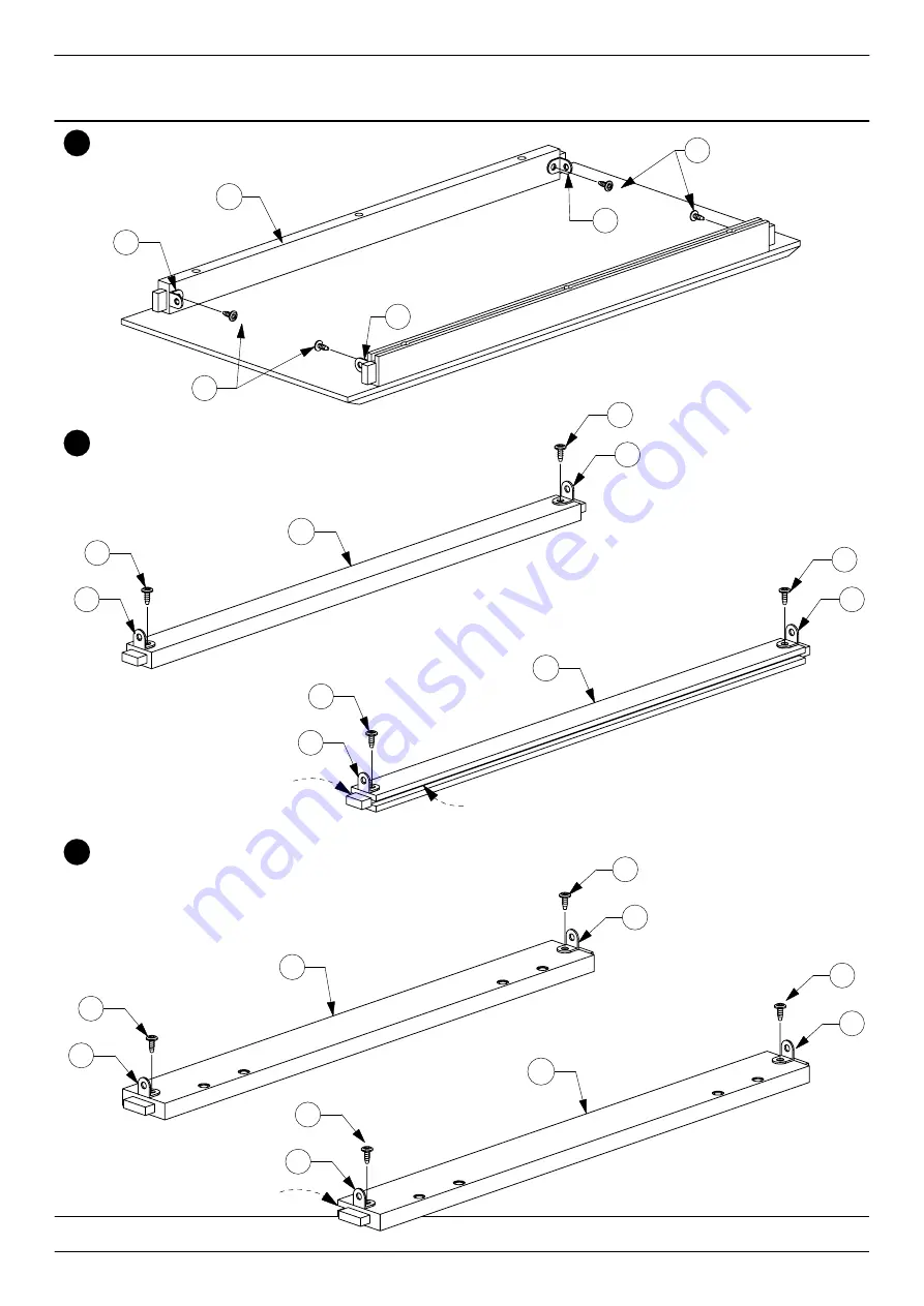 Baxton Studio 0038 4 Drawer Chest Скачать руководство пользователя страница 4