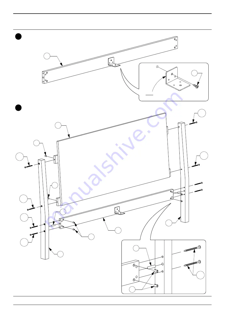 Baxton Studio 0049 Assembly Instructions Manual Download Page 3