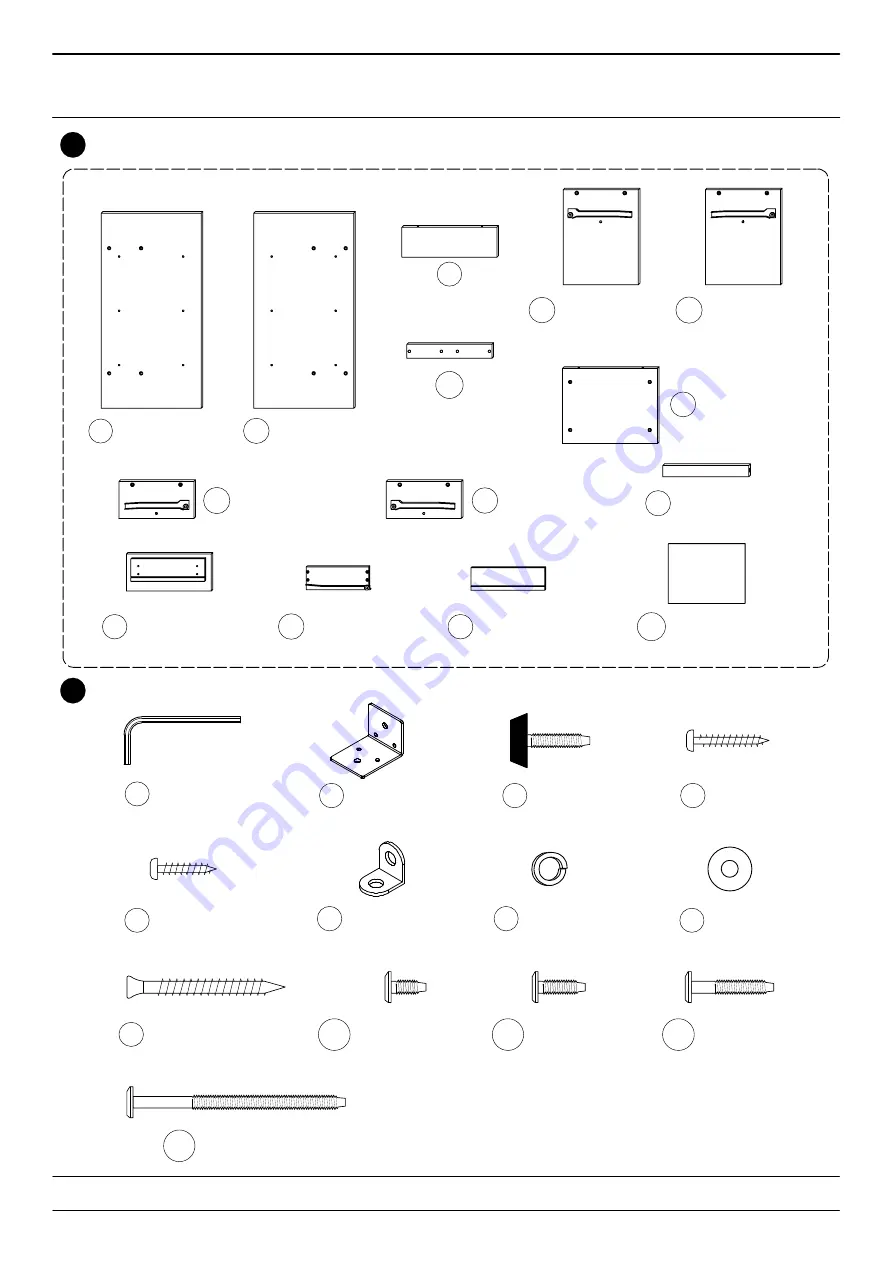 Baxton Studio 0052 Assembly Instructions Manual Download Page 2