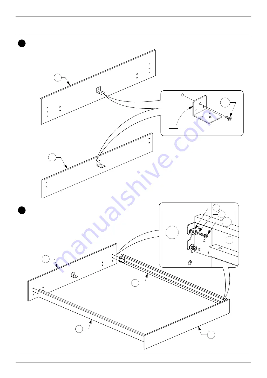 Baxton Studio 0052 Assembly Instructions Manual Download Page 6