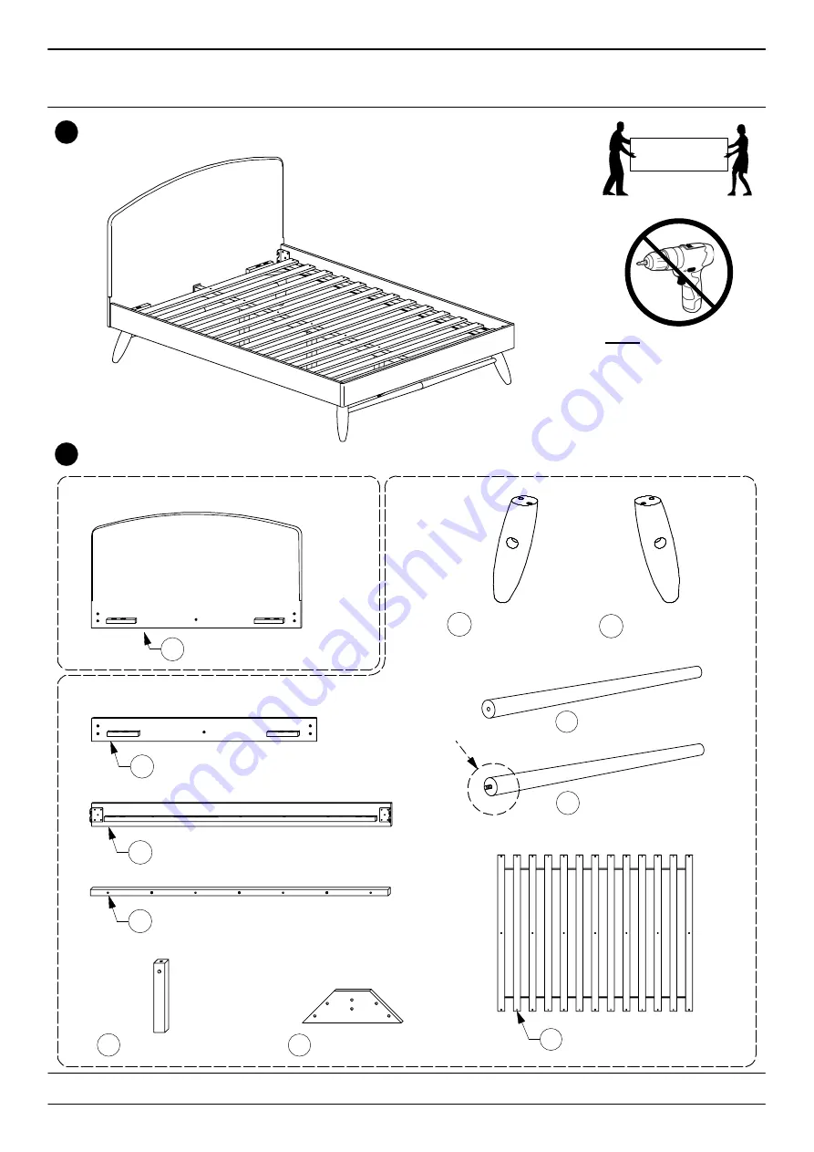 Baxton Studio 2200-1 Assembly Instructions Manual Download Page 1